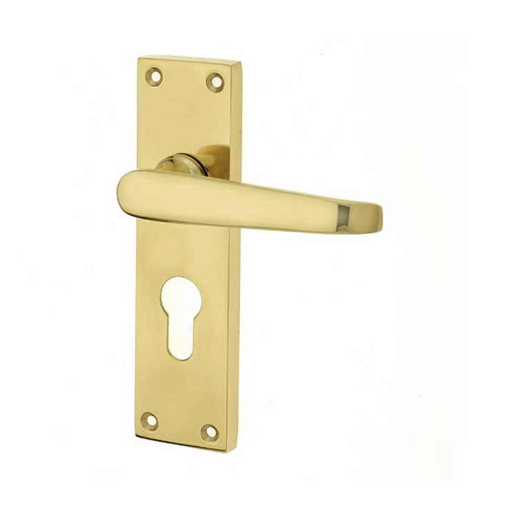 Frelan Hardware Victorian Euro Door Handle Wayfair.co.uk